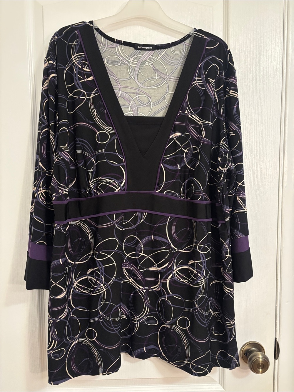 Penningtons V-Neck Tunic Top